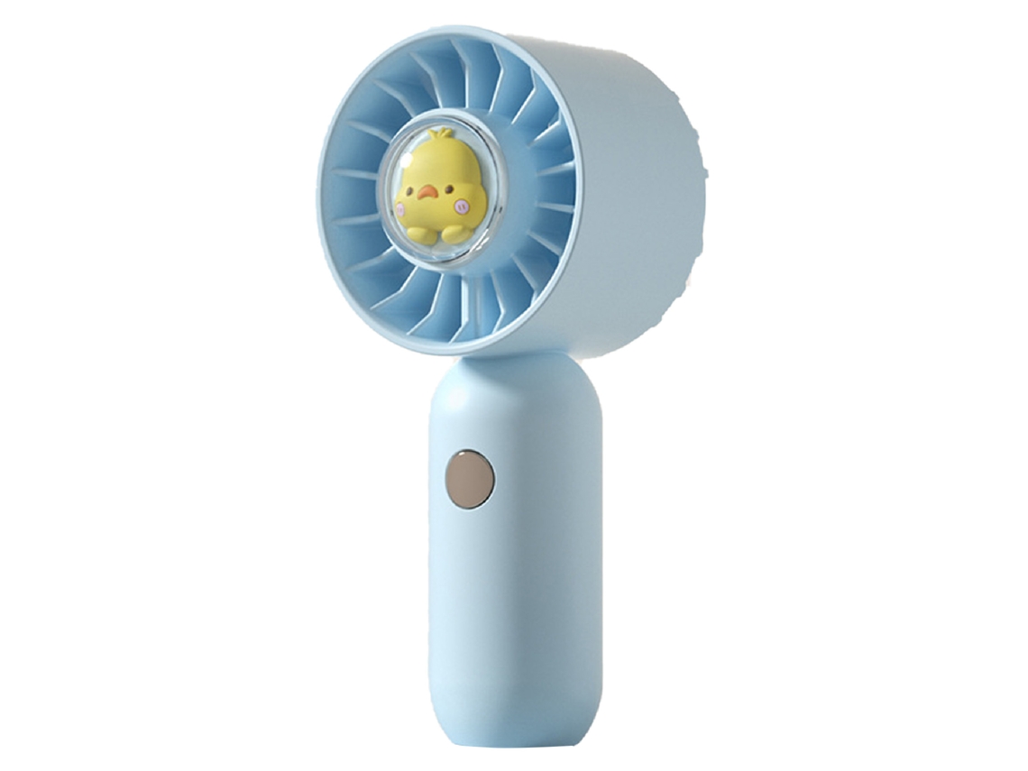 Ventilador Portátil Recargable Por Usb Con 3 Velocidades, Silencioso Y Con Forma De Pato.