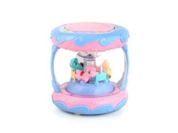 Ats-tambor Musical Para Bebés Juguete Carrusel Con Luces Juguete Educatsivo Temprano Instrumento Musical Niños