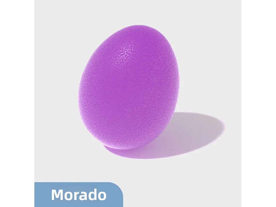 Set de entrenamiento de fuerza de agarre con pelota antiestrés, ideal para la rehabilitación de muñeca en adultos. Mdug (morado, 1 unidad)