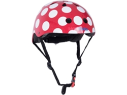 Casco KIDDIMOTO Red Dotty BMX Tamaño M Rojo