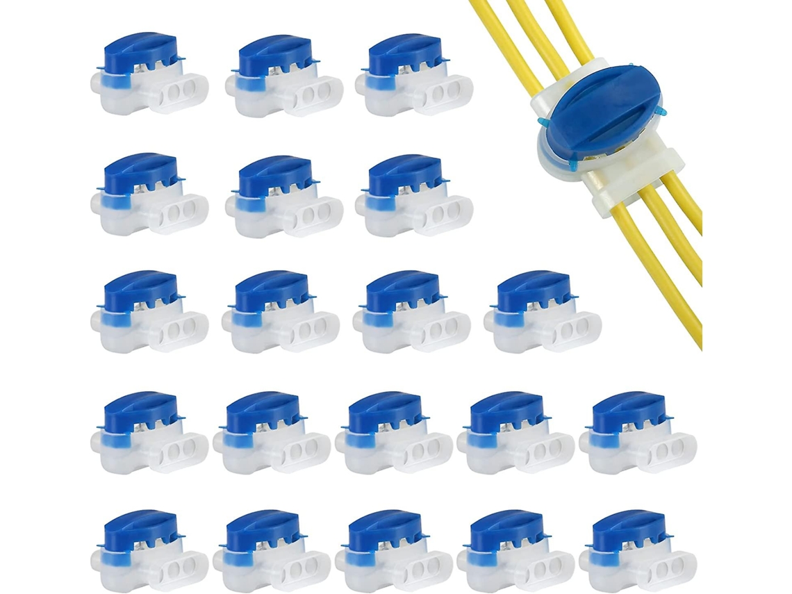 Conjunto De 20 Conectores De Cable Resinosos Impermeables Para Cortacésped Robot Automower