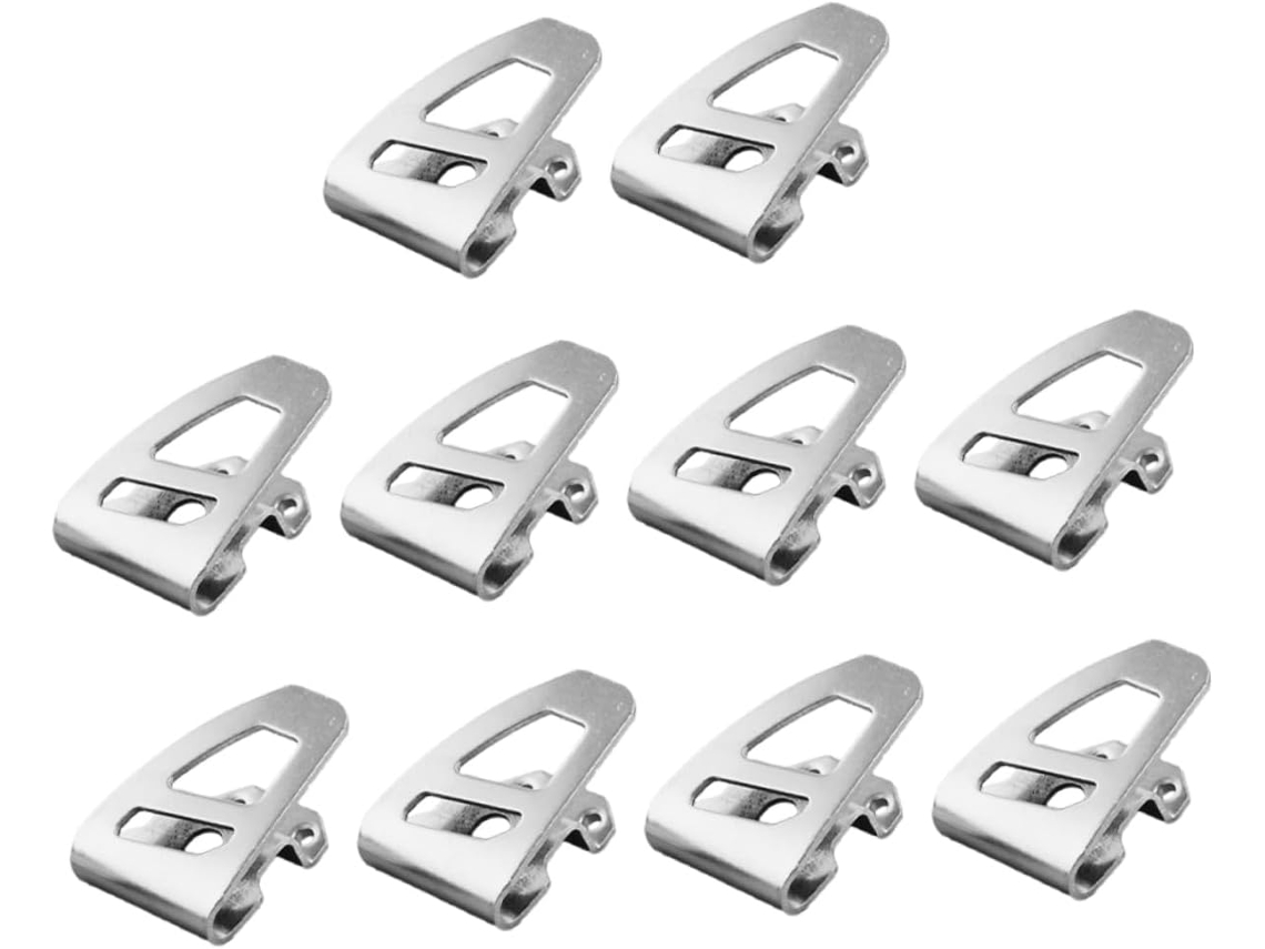 10 Piezas Taladro Impacto Clips Repuesto Cinturón Taladro