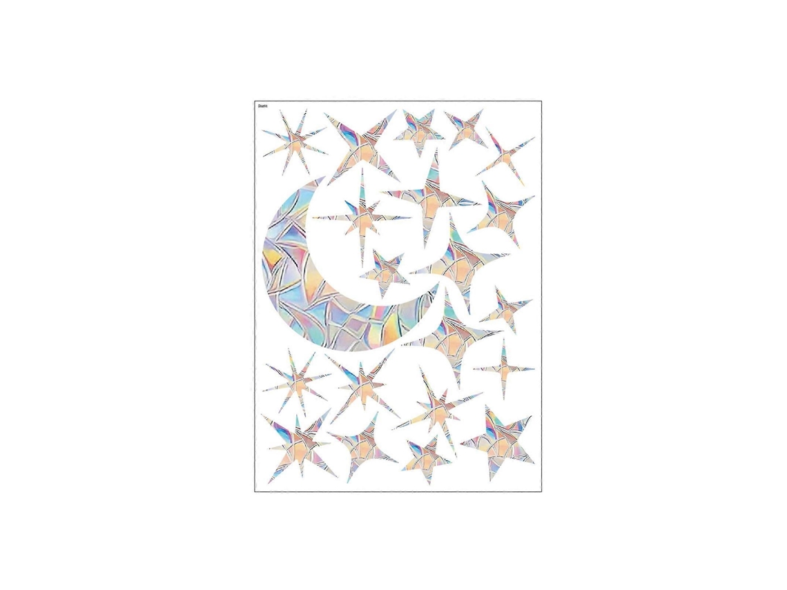 Adhesivo para ventanas con diseño de mariposas arcoíris prismáticas, ideal para decoración de vidrio - Kaesi Home Goods