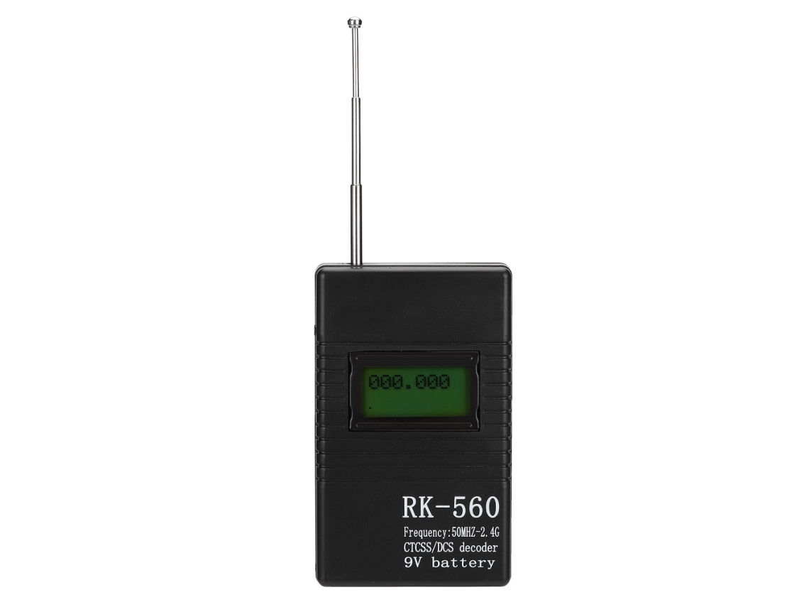 Contador de frecuencia portátil (medición de 50 MHz a 2,4 GHz, prueba de radio)