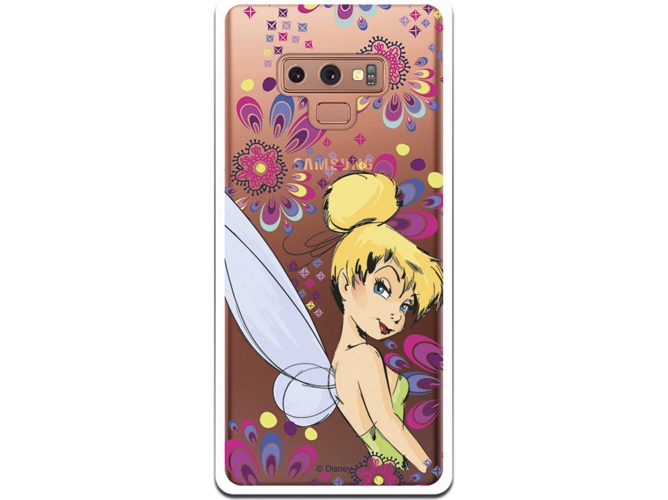 Carcasa Samsung Galaxy Note 9 DISNEY Campanilla Flores Multicolor