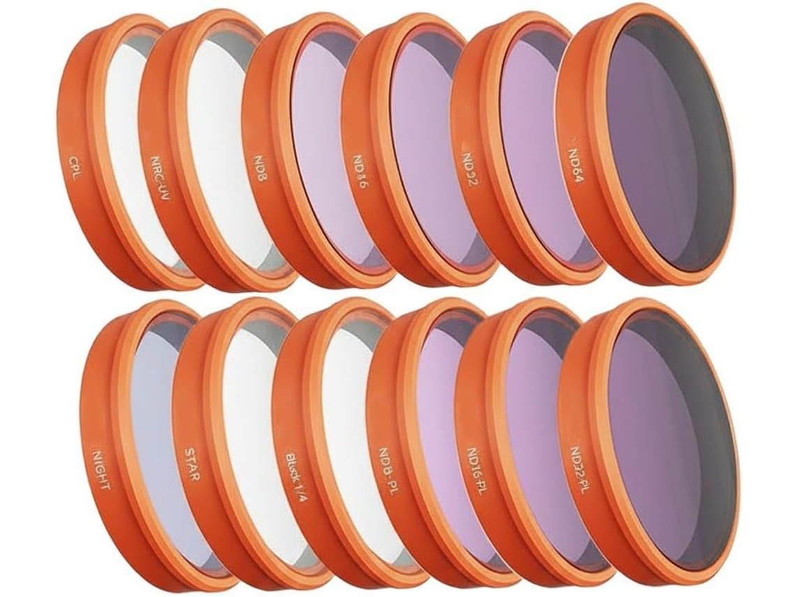Kit De Filtros De Cristal Uv, Cpl Y Nd Para Dji Action 6, Diseñado Para Fotógrafos.
