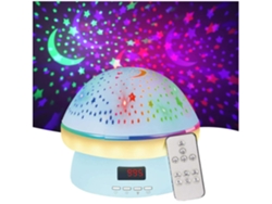 Juguetes para niñas de 3 a 8 años, temporizador de rotación, proyector de luz nocturna de estrellas, luces parpadeantes para niños de BISBISOUS