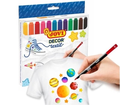 Marcador JOVI L0219 (Multicolor - 12 Tabletas)