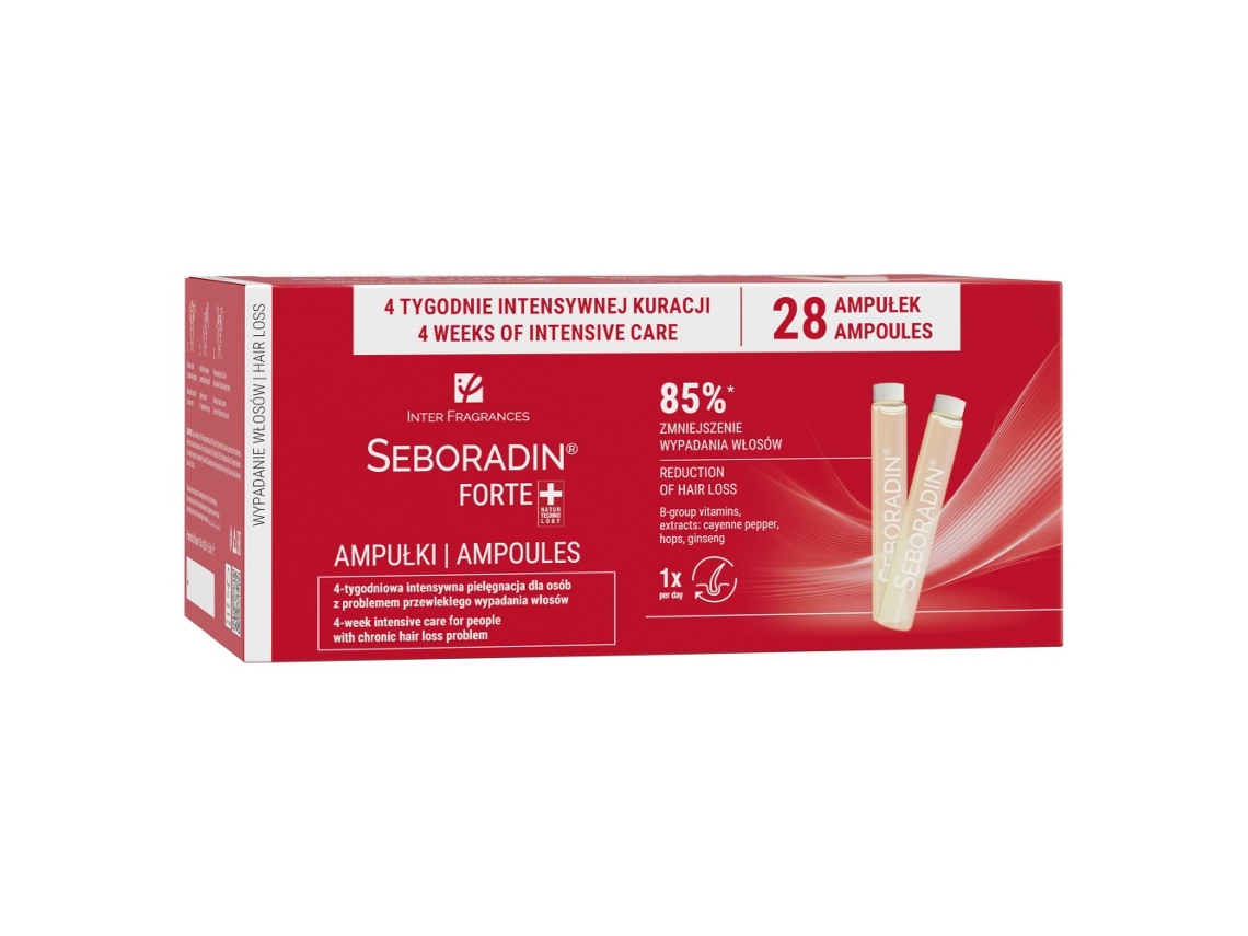 Ampollas Forte Anticaída, Paquete De 28 5,5 Ml Cada Una Seboradin