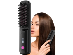 Lisseur Sans Fil - Cepillo Lissante Portátil Recargable Chauffage Rapide 4 Niveaux Ajustable Pour