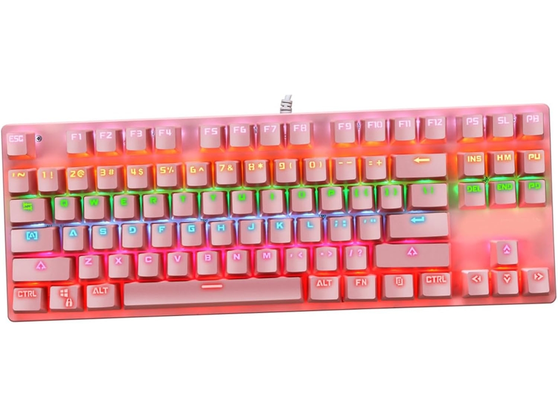 Teclado Para Juegos Práctico, Sencillo Para Uso Doméstico, Resistente Al Agua, Lavable Y Extraíble.