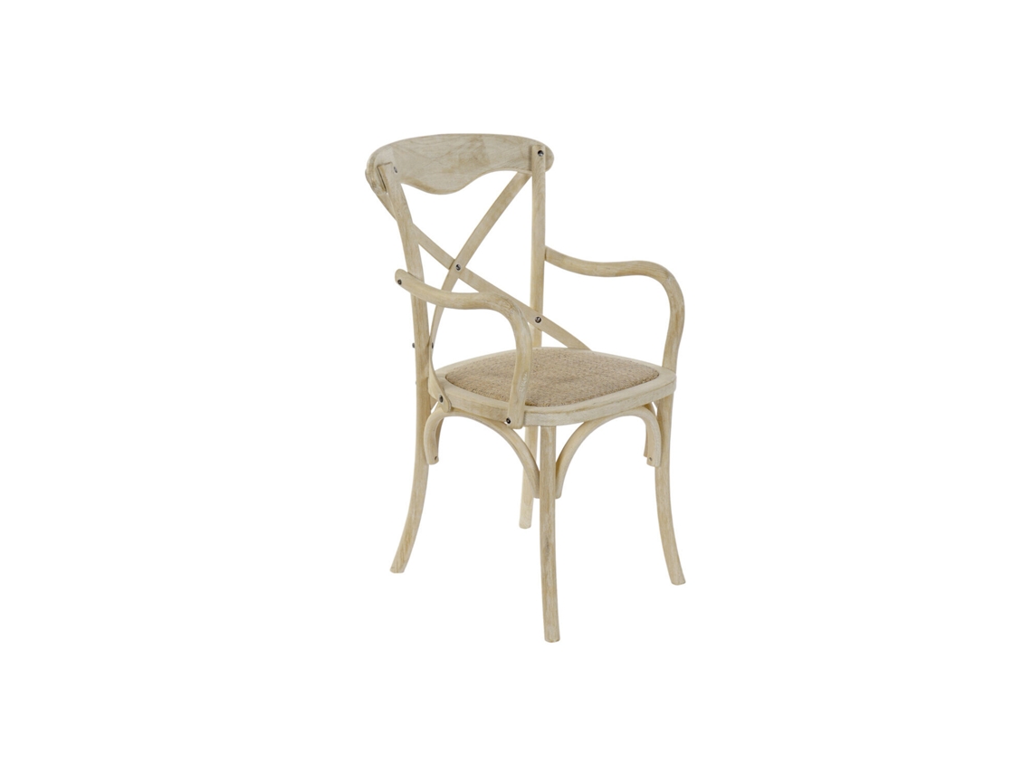 Silla Olmo Ratán Crossback Envejecido 55x47x92cm