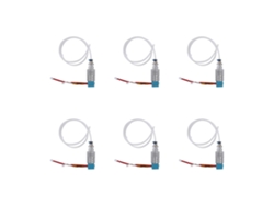 6x For Anycubic Mega/mega S Mega X Chinron 4max Pro2.0 Vyper 3d Printer Extruder Hot End With 0.4mm Nozzle(for Mega X)
