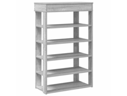 Maison Exclusive - Mueble Zapatero Madera De Ingeniería Gris Sonoma 60x30x98 Cm