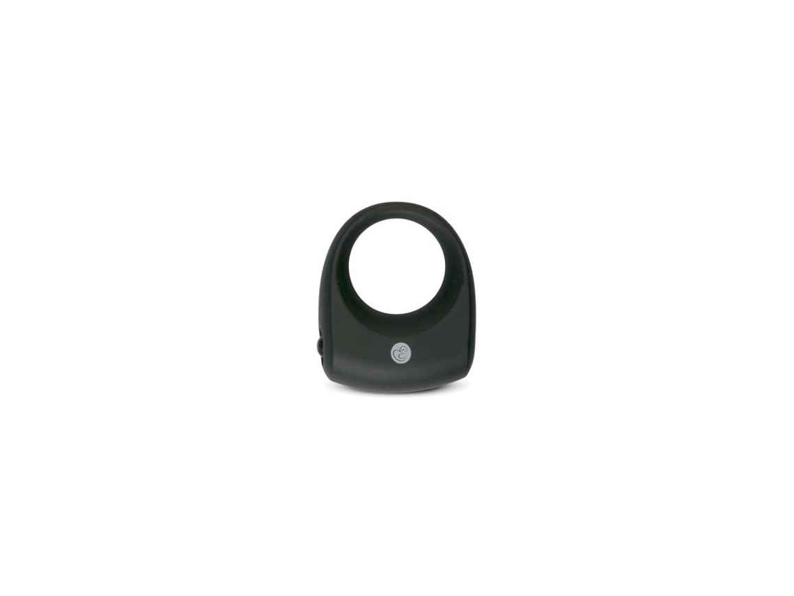 Anillo para Pene Con Vibración Silicona Negro EASYTOYS