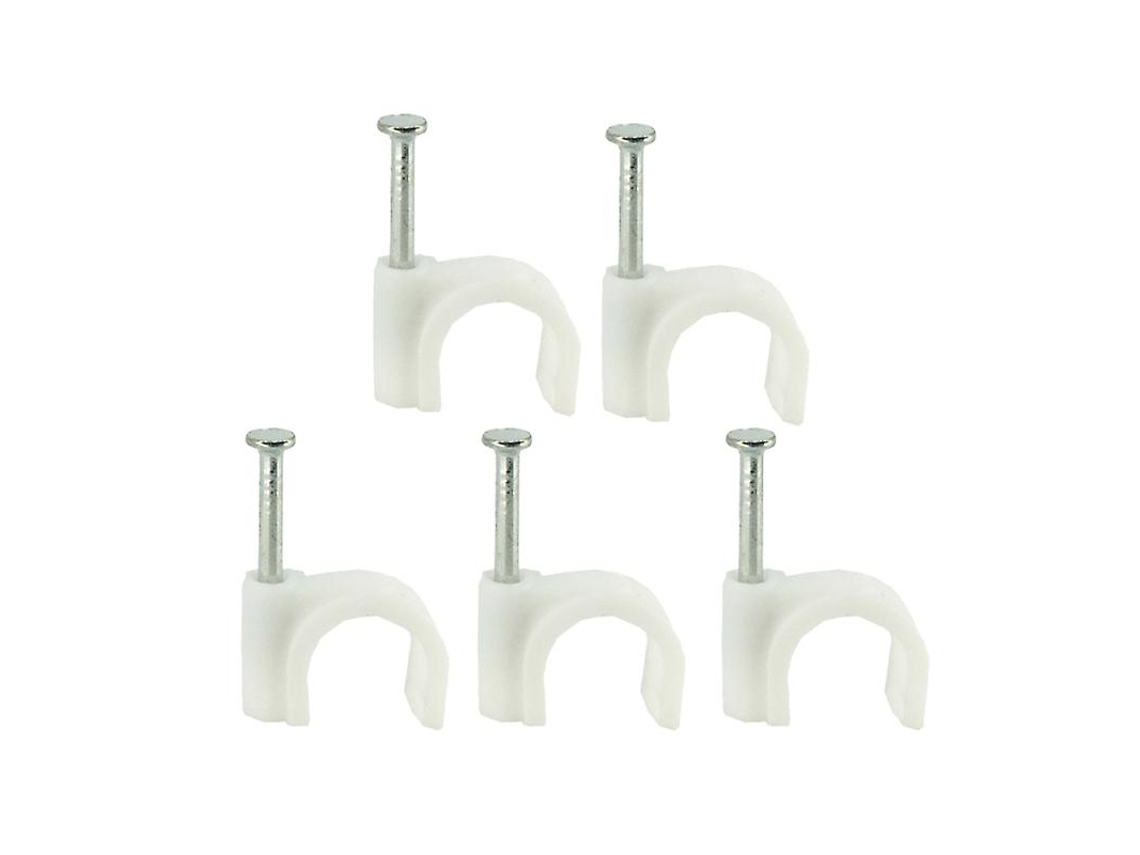 200 Clips Redondos Para Cables.