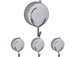 Ganchos De Succión Extraíbles Para Cocina Y Baño, 4 Unidades, No Requieren Perforación, Soportan Hasta 8 Kg.