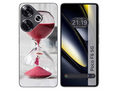 Funda Diseño Reloj para Xiaomi Poco F6 5G TUMUNDOSMARTPHONE Silicona Multicolor