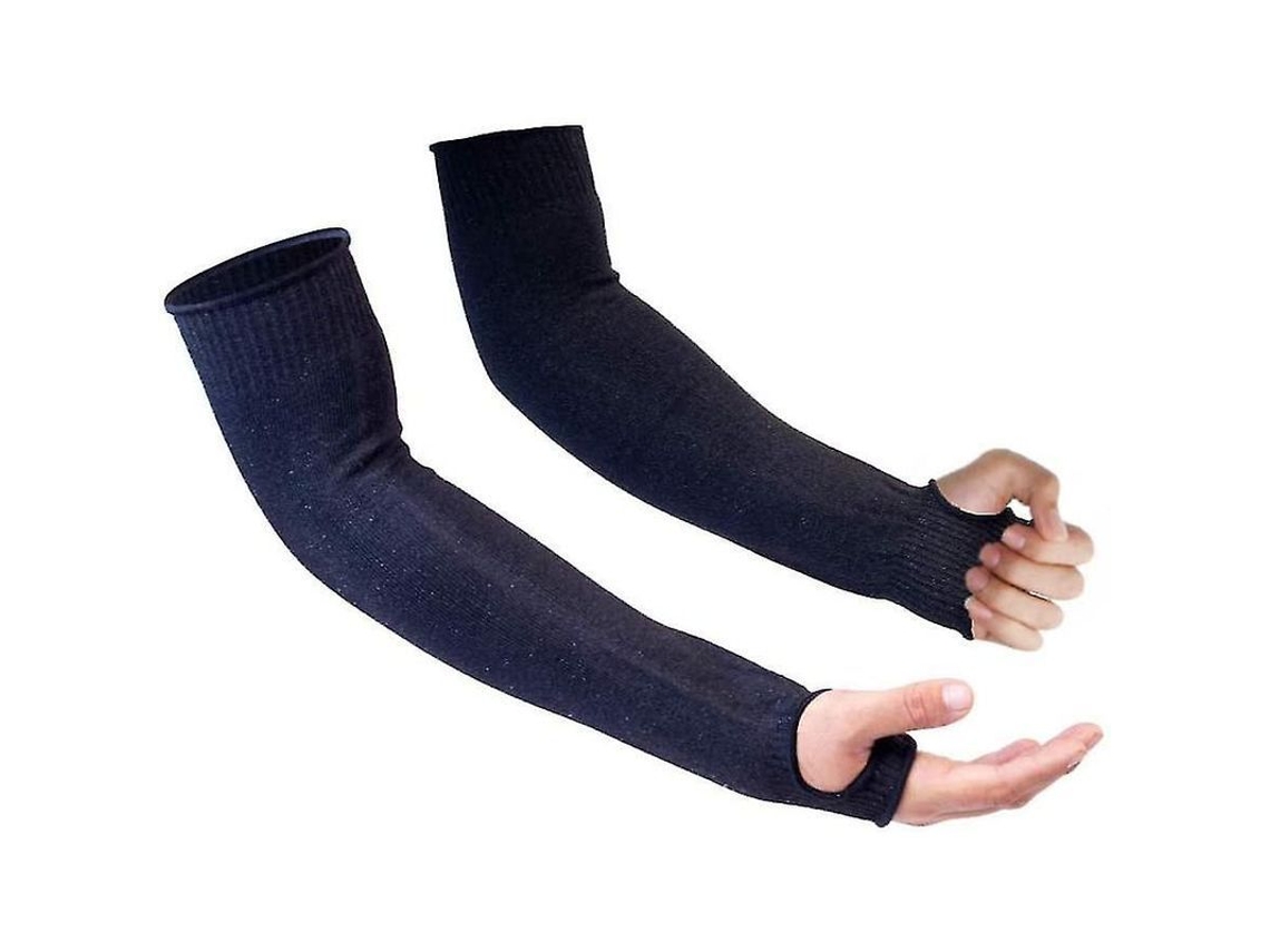 2026-1 Par De Mangas De Brazo Resistentes Al Corte Protectoras Antipicaduras De Alta Resistencia Para Hombre Y Mujer