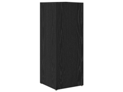 Paragüero negro Vidaxl fabricado con derivados de madera (25 x 24,5 x 64 cm)