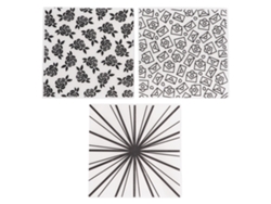 Carpetas de plástico en relieve para tarjetas y álbumes de recortes DIY