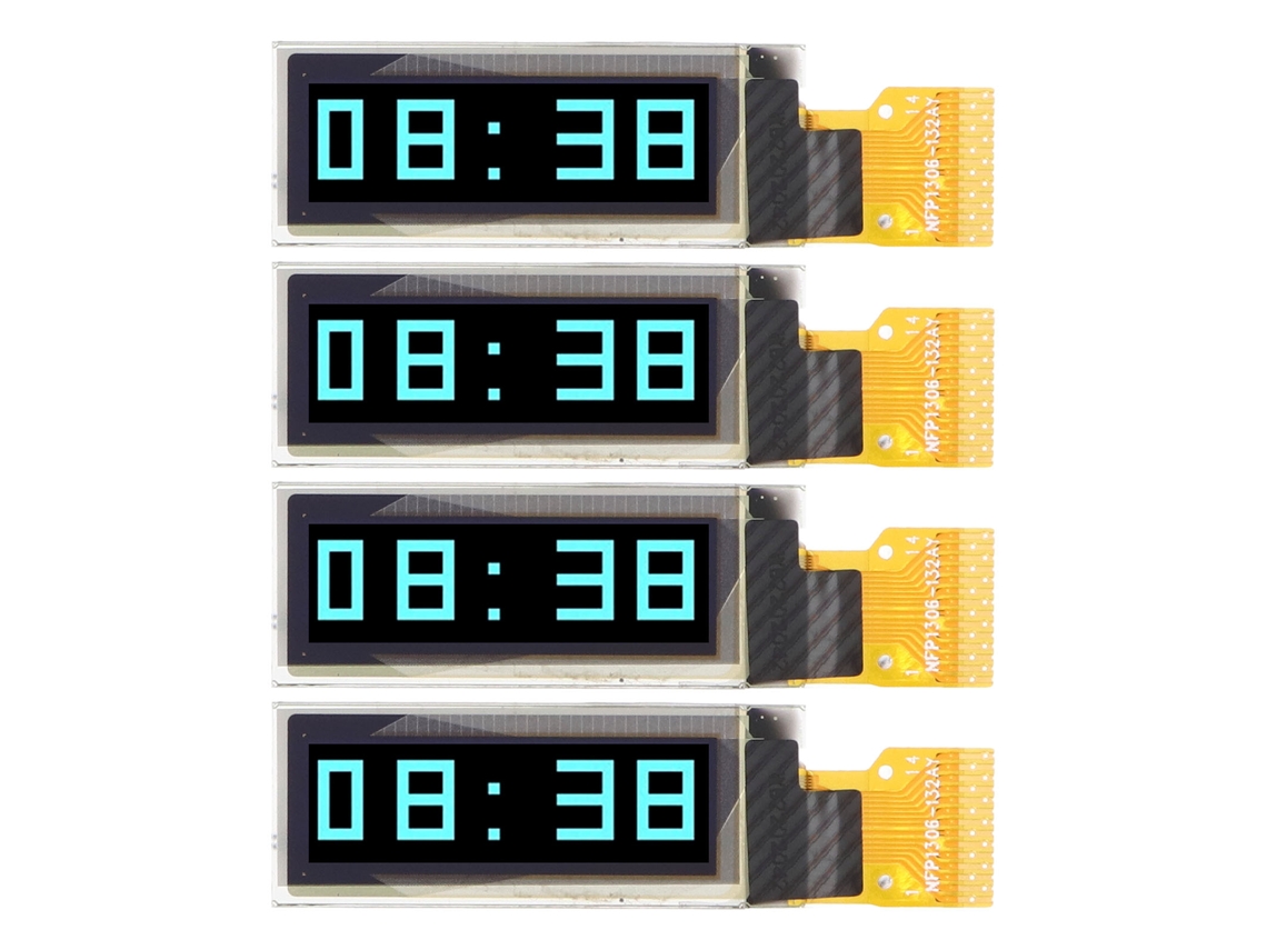 Módulos De Pantalla De 0,91 Pulgadas, 14 Pines Iic, Pantalla Oled Azul De 128x32, Mra071-2
