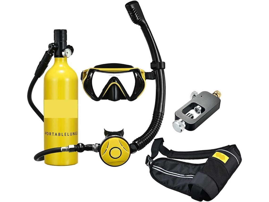 Mini Botella De Buceo, Tubo De Snorkel, Rebreather, Equipo Portátil De Apnea