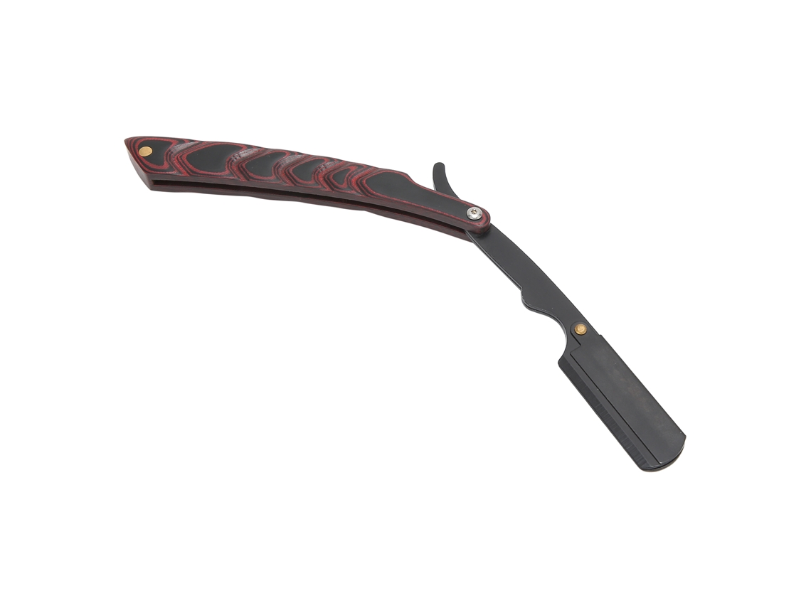 Navaja plegable de estilo retro fabricada en acero inoxidable 2026 para hombre (sin hoja).