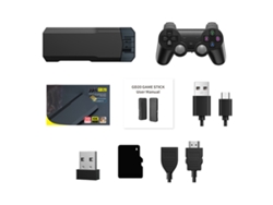 Consola De Videojuegos Game Stick 4k Hd De 128 Gb Con Mando Inalámbrico 2.4g Y 50.000 Juegos Clásicos.