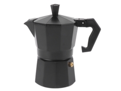 Cafetera manual italiana de aluminio para cocina, accesorio para armar uno mismo, color negro, 300 ml