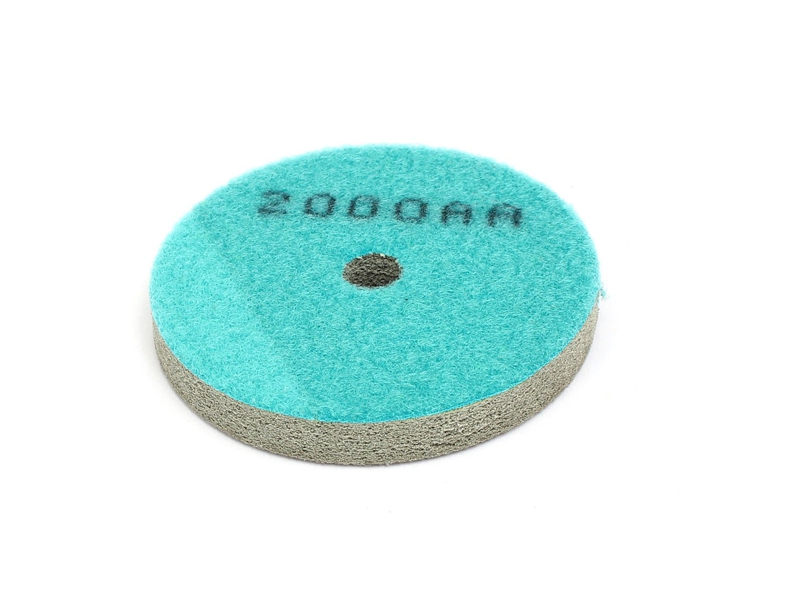 Disco De Pulido De Esponja De Diamante De 2000 Granos, 100 Mm De Diámetro Exterior, Para Hormigón Y
