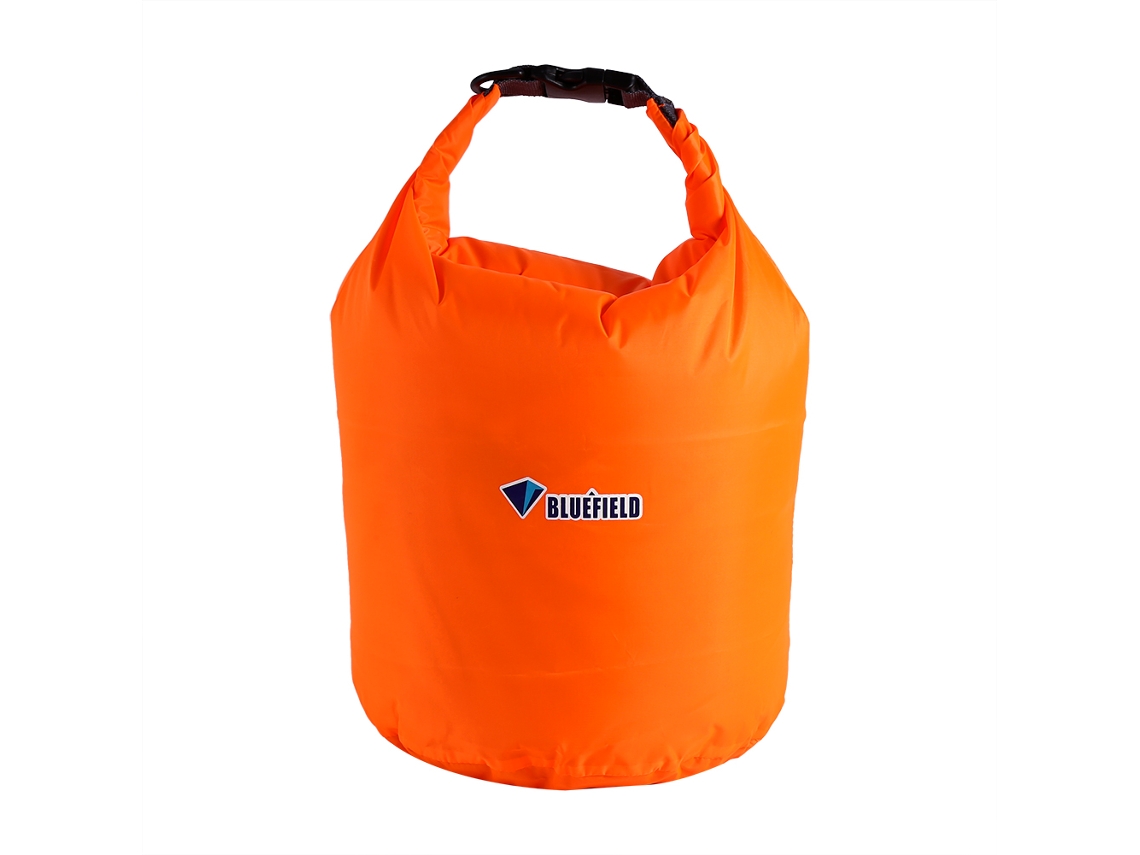 Bolsa de almacenamiento plegable, resistente al agua, 20 L, naranja, para camping, navegación y actividades acuáticas (sin marca)