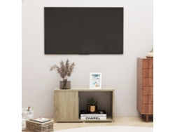 Mueble De Tv | Mueble De Salón | Cabinet De Tv Madera Contrachapada Roble Sonoma 60x24x32 Cm Wsd780043