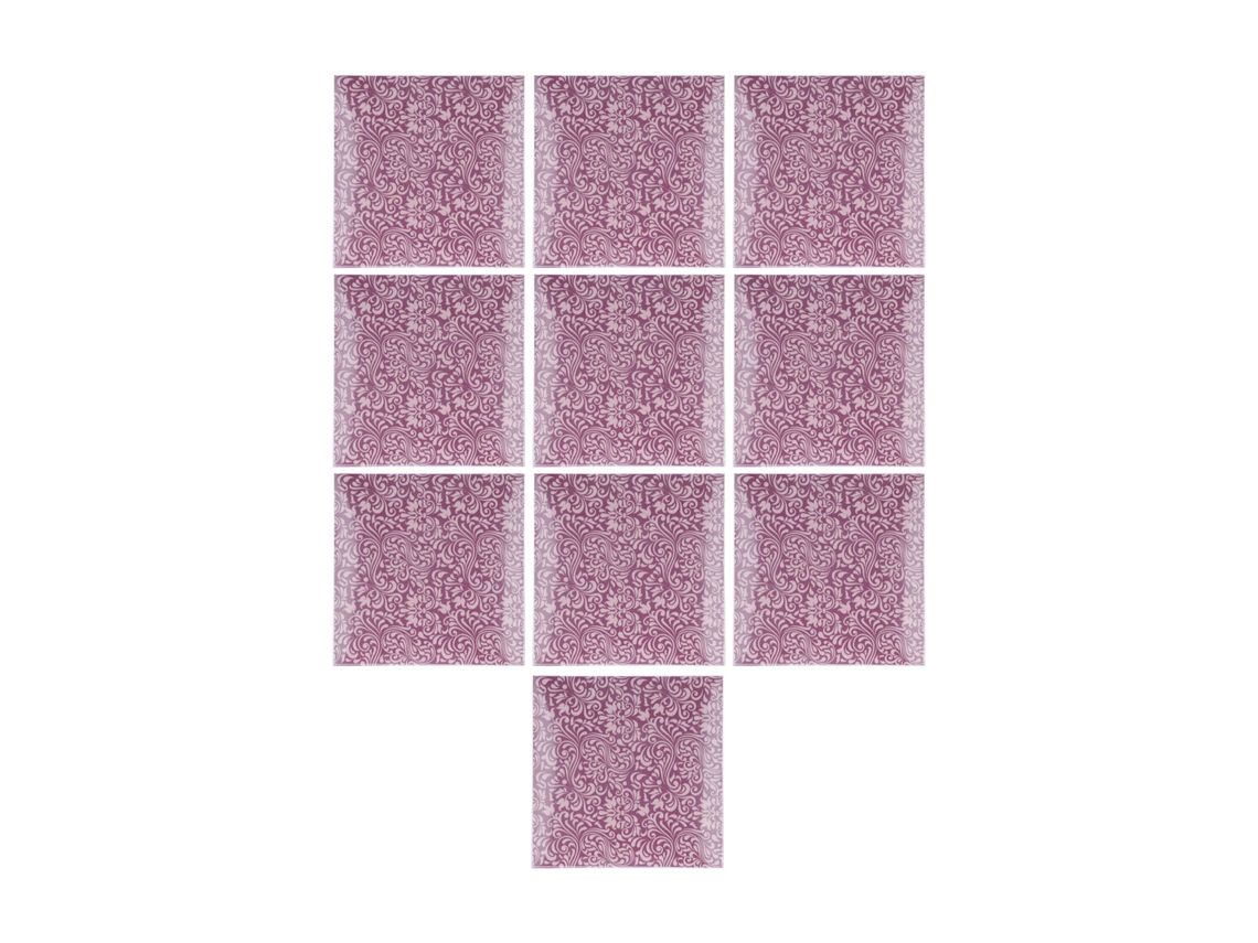 10 pegatinas de azulejos retro de 20 x 20 cm para pared, hogar, baño, Kofihety