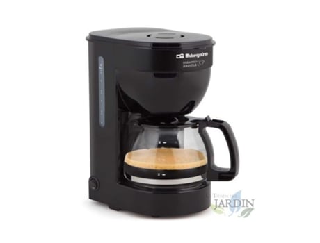 Cafetera de Goteo ORBEGOZO 6 Tazas placa antiadherente 650 W