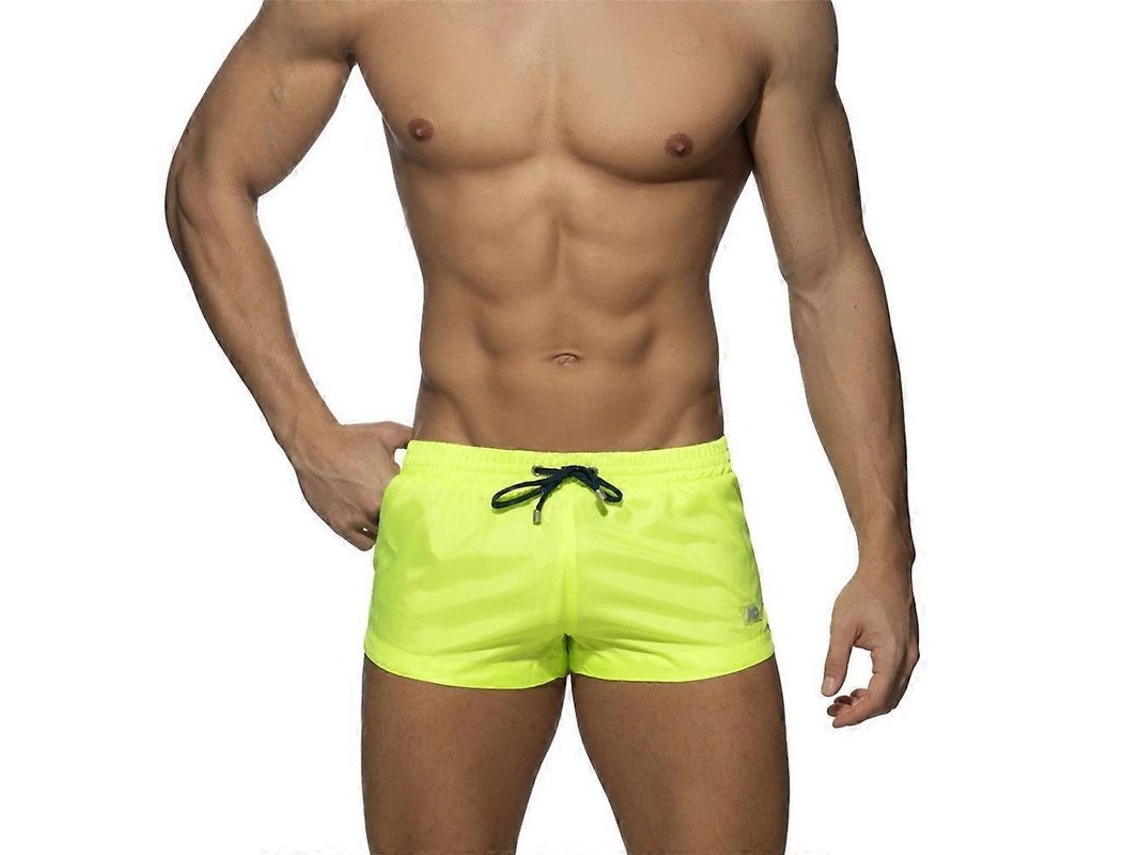 Traje De Baño Liso Para Hombre, Cintura Baja, Transpirable, De Secado Rápido Y Bata De Baño 2023