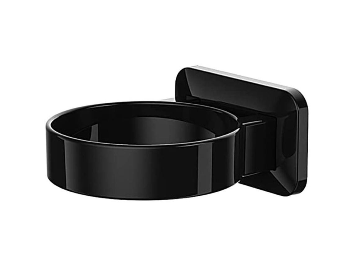 Soporte De Pared Para Secador De Pelo, No Requiere Taladrar, Organizador De Baño De Plástico Con Adhesivo.