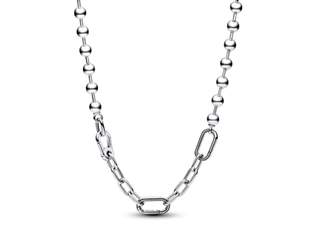 PANDORA Collar de Cadena y Bolas de Eslabones de Metal PANDORA ME 392799C00-45