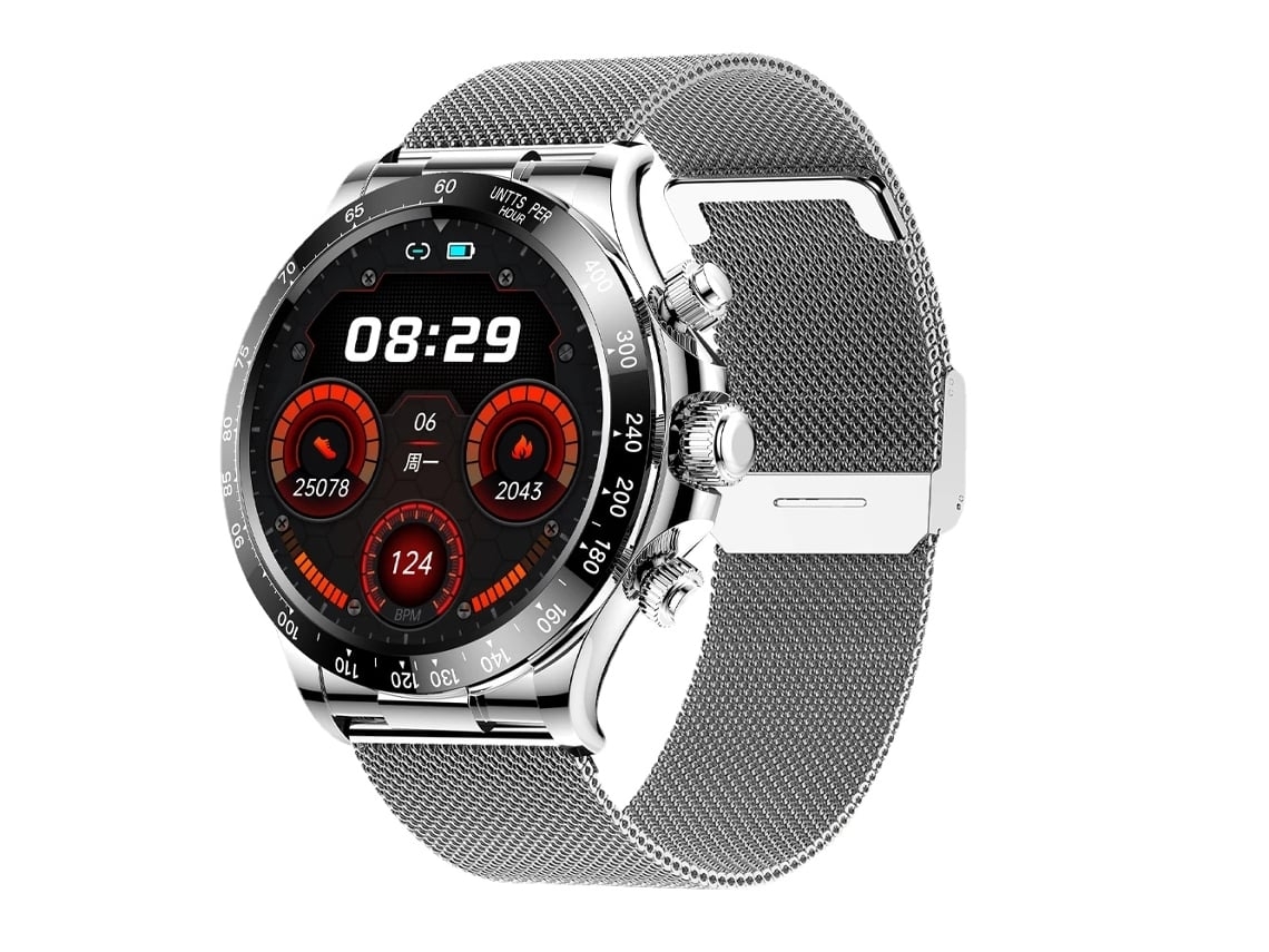 Reloj Inteligente Redondo Bluetooth Respuesta Llamada Relojes Termómetro Deportes Gps Ruta Rastreo Smartwatch Masculino Para Android I Yuysan