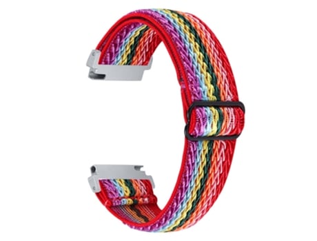 Correa de tela tejida ajustable elástico 22mm con hebilla para Huami Amazfit GTR 47mm/Pace/Stratos/Stratos 2 - multicolor