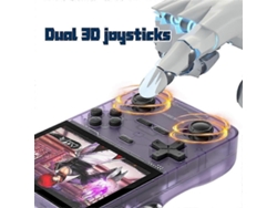 Consola GOKOCO D008, 3,5 pulgadas, 64 GB, azul transparente