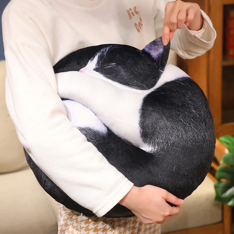 (gatito 45 Cm) Almohada/cojín Con Forma De Gato Para Adultos Con Soporte Lumbar