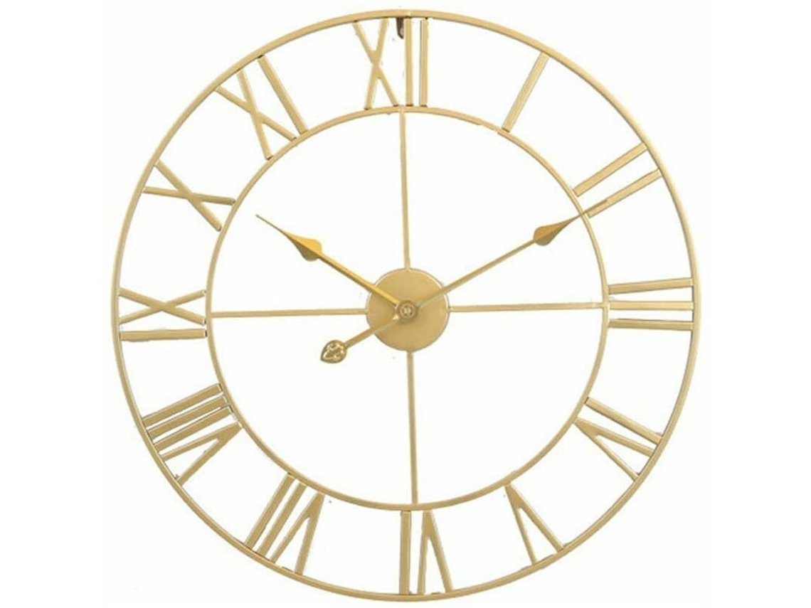 Gran Reloj De Pared Retro, Redondo En Hierro, Silencioso, Estilo Vintage