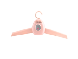 Secadora de ropa portátil multifuncional SFUSHOS, pequeña y plegable (paquete de 2, estándar europeo, rosa)