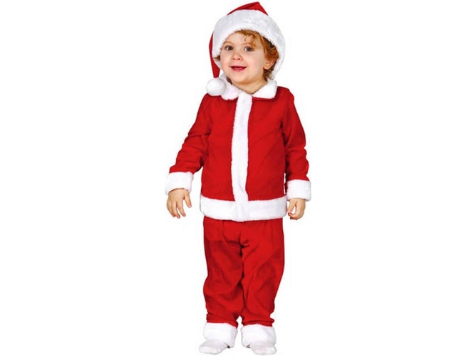 Disfraz de Bebé DISFRAZZES Papá Noel (Talla: 6 a 12 meses)