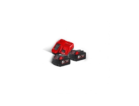 Pack M18 Nrg-502 Batería de 5.0Ah M12-18 + Cargador Rápido Multivoltaje M12 - M18 Fc MILWAUKEE