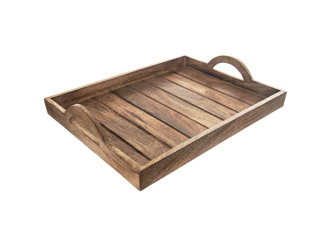 Vaso para servir Orión, 40,5 x 30,5 cm, rectangular, marrón