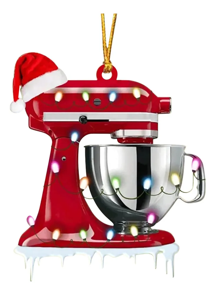 Nueva cadena de luces de cocina plana 2D, Hatvayotoy navideño