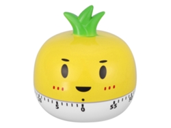 Temporizador De Cocina Mecánico, Molde Para Verduras, Amarillo, Sin Pilas, Abs, 55-60 Minutos