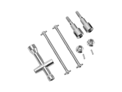 Eje De Transmisión Trasero De Acero De Alta Dureza Para Coche Rc 1/16 Scy 16101 16102 16103 16201pro